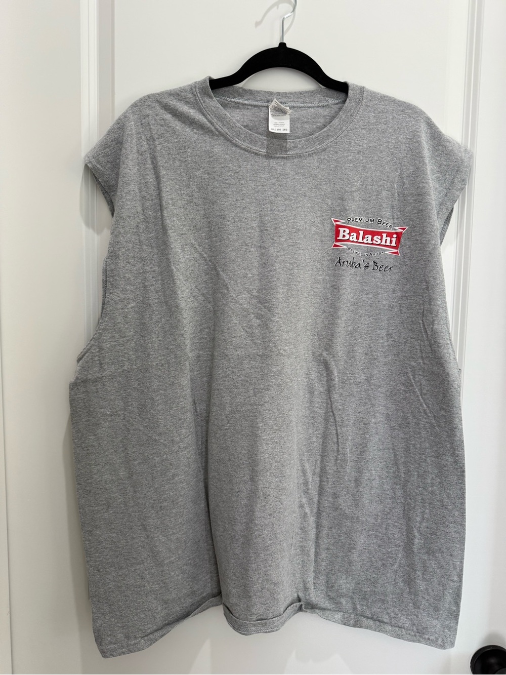 Aruba  Gray Crewneck Logo Tee - 2XL